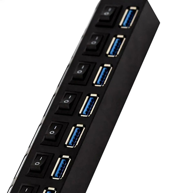 Hub USB 2.0 de 7 Portas - Conectividade Versátil e Alta Velocidade
